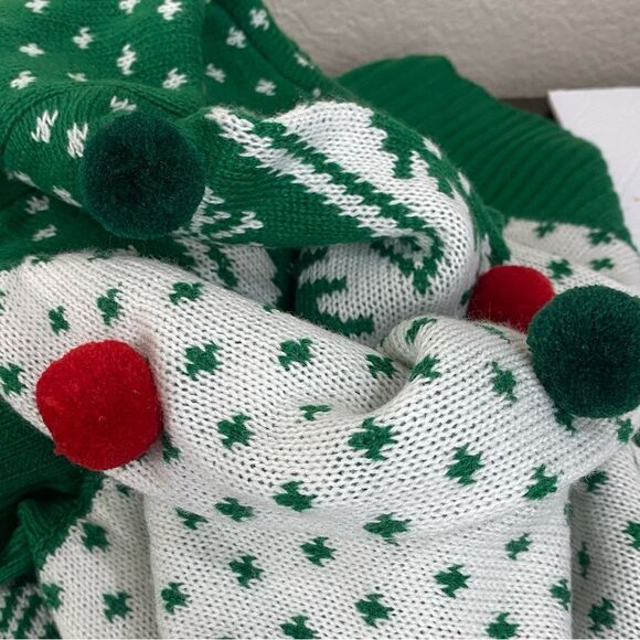 Smokey the Bear Only You Pom Pom Ugly Christmas Sweater Sz 3X - Picture 9 of 12